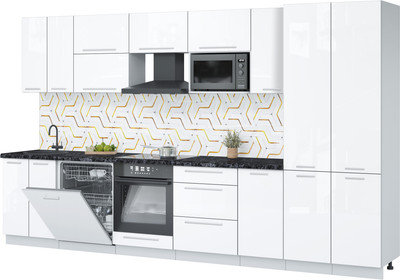 

Кухонный гарнитур, Пластик 3.6-ПМ2