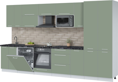 

Кухонный гарнитур, Пластик 3.6-ПМ2