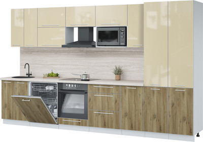 

Кухонный гарнитур, Пластик 3.6-ПМ2