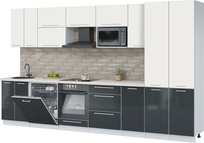 

Кухонный гарнитур, Пластик 3.6-ПМ2