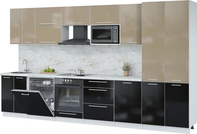 

Кухонный гарнитур, Пластик 3.7-ПМ2