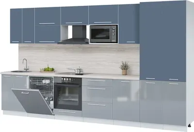 

Кухонный гарнитур, Пластик 3.7-ПМ2