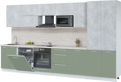 

Кухонный гарнитур, Пластик 3.7-ПМ2