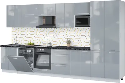 

Кухонный гарнитур, Пластик 3.8-ПМ2