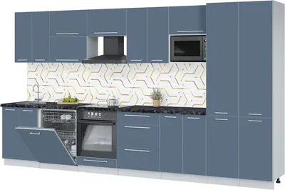 

Кухонный гарнитур, Пластик 3.8-ПМ2