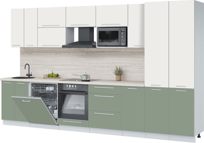 

Кухонный гарнитур, Пластик 3.6-ПМ2