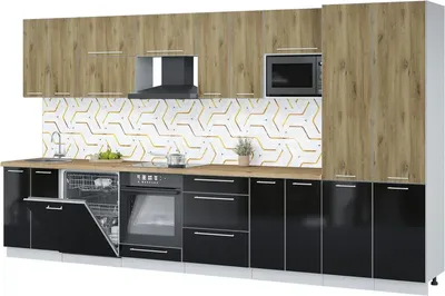 

Кухонный гарнитур, Пластик 3.8-ПМ2