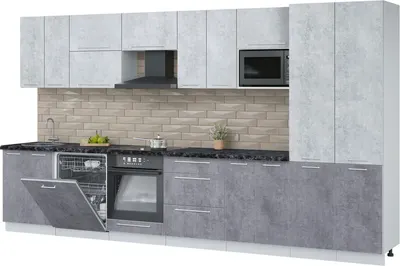 

Кухонный гарнитур, Пластик 3.8-ПМ2