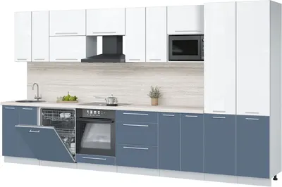 

Кухонный гарнитур, Пластик 3.8-ПМ2