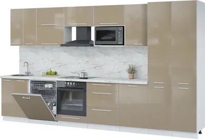 

Кухонный гарнитур, Пластик 3.7-ПМ2