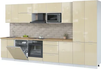 

Кухонный гарнитур, Пластик 3.7-ПМ2