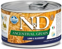 

Корм для собак Farmina, N&D Ancestral Grain Lamb & Blueberry Mini