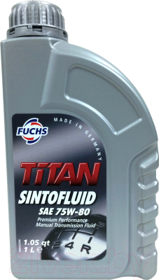 Трансмиссионное масло Fuchs Titan Sintofluid 75W80 GL-5 / 601411519 (1л)