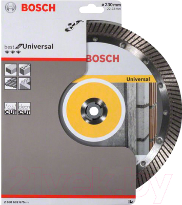 Отрезной диск алмазный Bosch 2.608.602.675