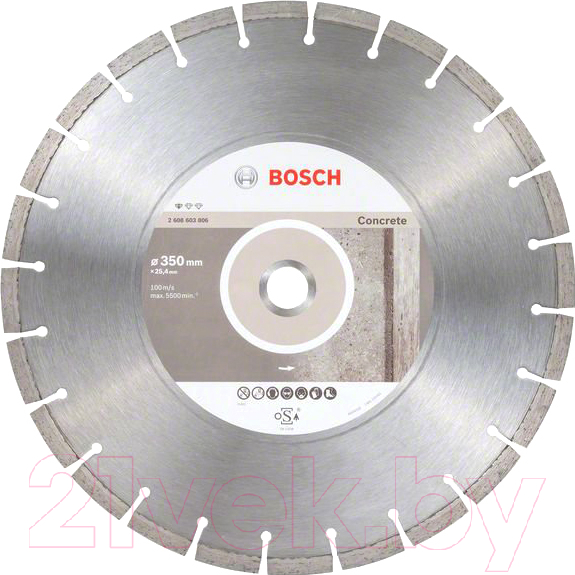 Отрезной диск алмазный Bosch 2.608.602.543