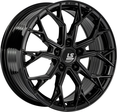 Литой диск LS wheels FlowForming RC108 19x8.5" 5x114.3мм DIA 67.1мм ET 46.5мм BK