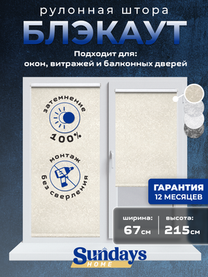 

Рулонная штора, LM 97-04 67x215