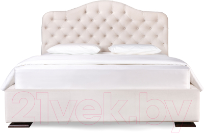 Двуспальная кровать ДеньНочь Ларин К05 KR00-12 160х200 с матрасом (PR01/PR01)
