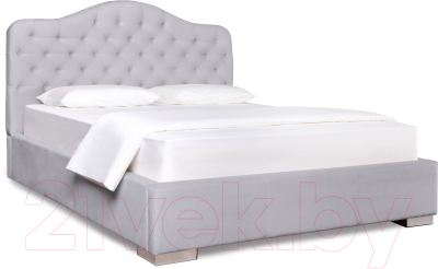 Двуспальная кровать ДеньНочь Ларин К05 KR00-12C 160х200 с матрасом (PR05/PR05)