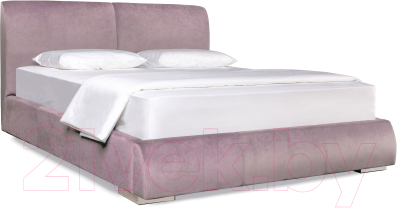 Двуспальная кровать ДеньНочь Синди K05 KR00-30C 160х200 с матрасом (KN27/KN27)
