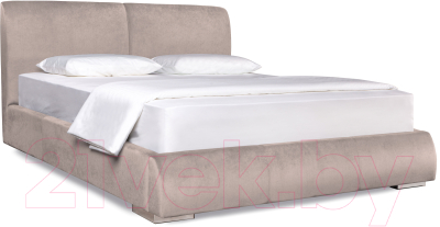 Двуспальная кровать ДеньНочь Синди K05 KR00-30C 160х200 с матрасом (PR02/PR02)