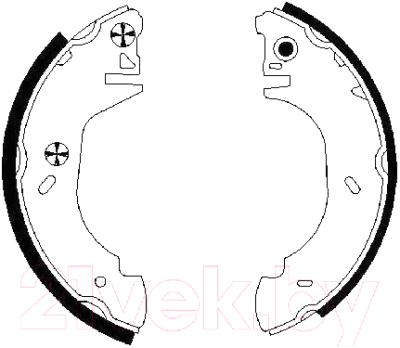 

Тормозные колодки Bosch, 0986487524