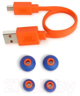 Портативная колонка JBL Charge 4 Blu + наушники T110BT Blu