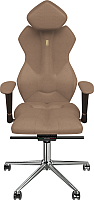 Кресло офисное Kulik System Royal азур (карамель с подголовником)