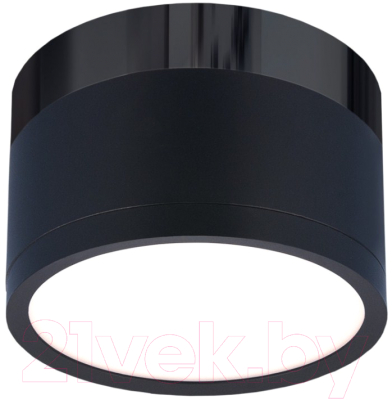 Точечный светильник Elektrostandard DLR029 10W 4200K (черный матовый/черный хром)