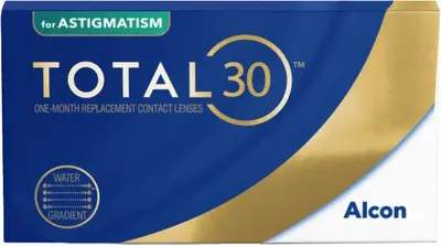 

Контактная линза, Total 30 для астигматизма Sph-5.00 CYL-0.75 ax170 R8.7