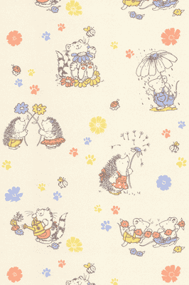 

Виниловые обои, Ежики Б1-00 2046-51