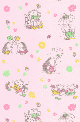 

Виниловые обои, Ежики Б1-00 2046-31