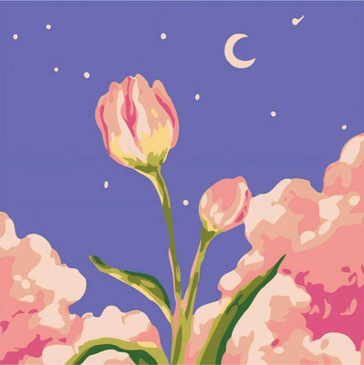 

Картина по номерам, Draw Me! Цветок в ночи / 156-HB3091