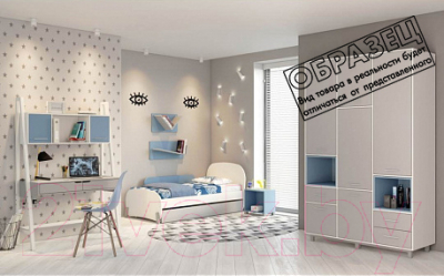 

Письменный стол Polini Kids, Mirum 1446 с полкой