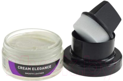 Крем для обуви Coccine Cream Elegance с губкой для гладкой кожи (50мл, бесцветный)