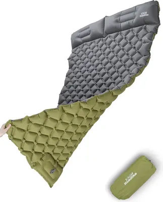 Туристический коврик RoadLike Duo 437153 (серый/зеленый) - 