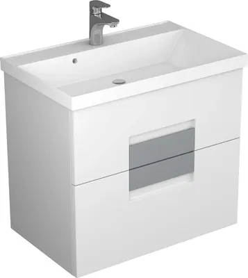 

Тумба с умывальником, Vetro 70 с 2-мя ящиками + Florentina Астория 700