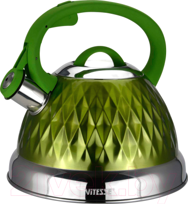 Чайник со свистком Vitesse VS-1122 (зеленый)