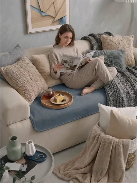 Комплект накидок на диван Павлина Дивандек