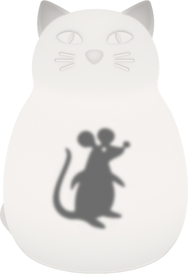 Ночник БЕРКАНО Fullcat Mouse с RGB E27 / 210_043_M_03_108