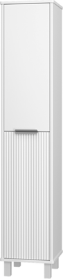 Шкаф-пенал для ванной Brevita Risacca White 35 / RIS-05035-014П