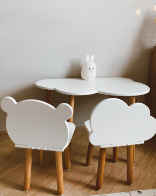 Стол детский Happy Baby Oblako Table / 91005 (белый)