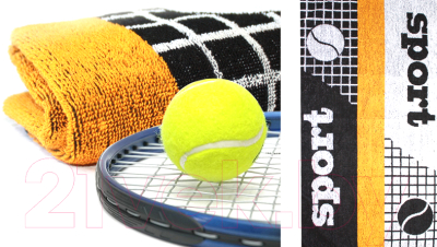 Изображение товара Полотенце Privilea Теннис / 9с51 (75x150, черный)