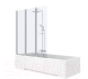 Стеклянная шторка для ванны REA Agat-3 120 / REA-W0301 (прозрачное стекло) - 
