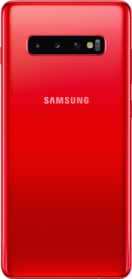 Смартфон Samsung Galaxy S10+ 128GB / SM-G975FZRDSER (красный)