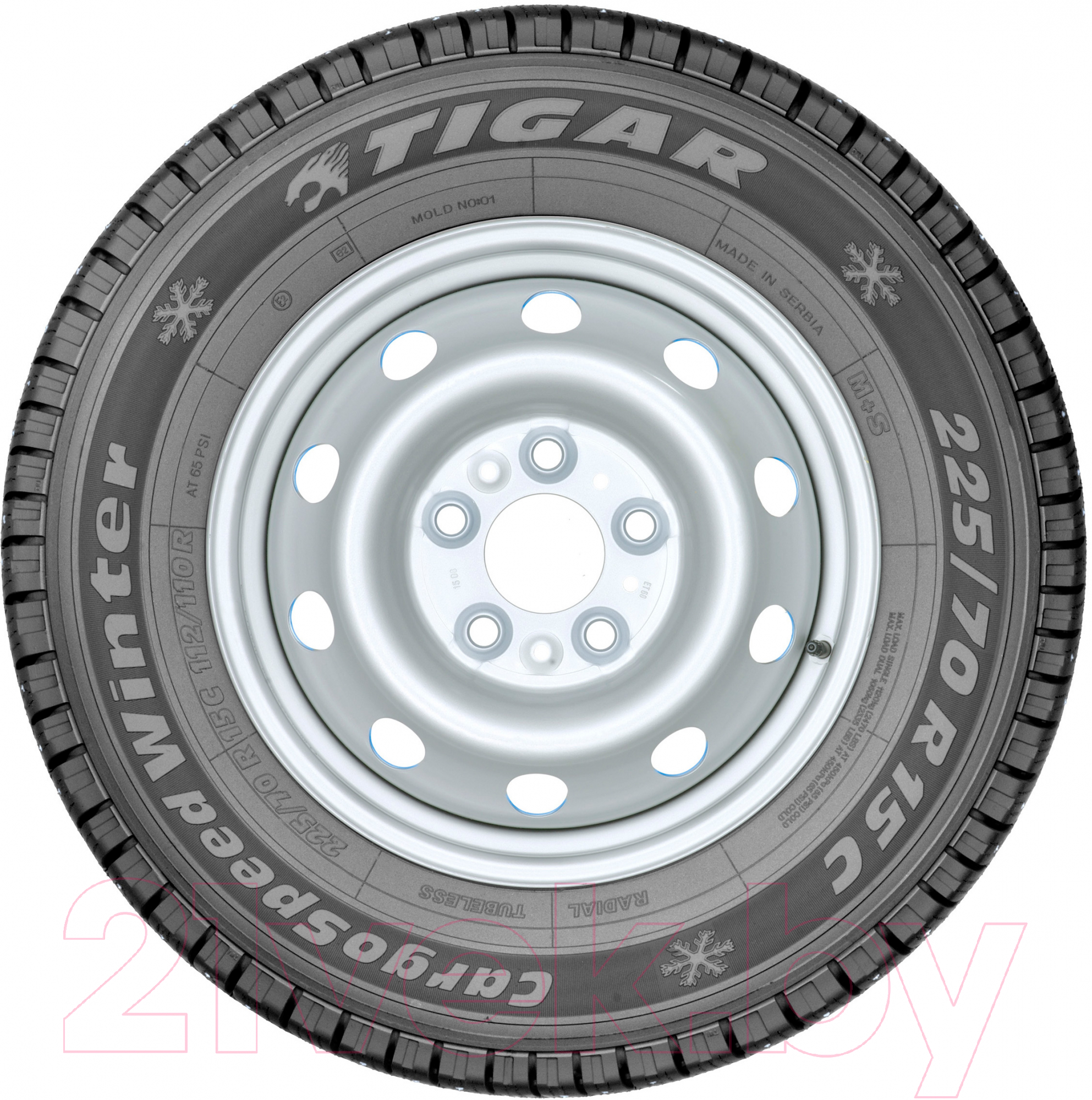 Зимняя легкогрузовая шина Tigar Cargo Speed Winter 195/60R16C 99/97T