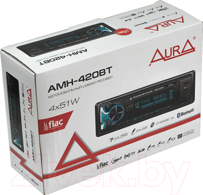 Бездисковая автомагнитола AURA AMH-420BT
