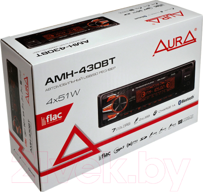 Бездисковая автомагнитола AURA AMH-430BT