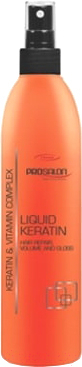 Спрей для волос Prosalon Professional Hair Repair Volume and Gloss жидкий кератин (275мл)