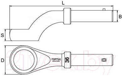 Гаечный ключ Toptul AAAV5555